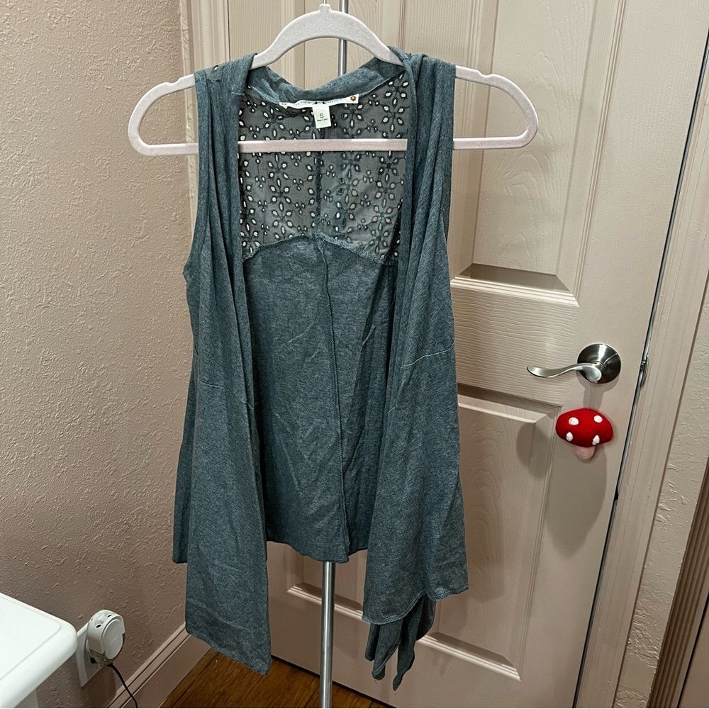 Chelsea & Violet Open Front Cardigan Vest